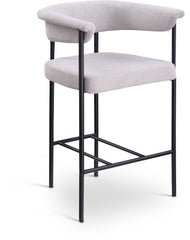 Malin - Linen Counter Stool (Set of 2)