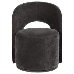 Harjo - Velvet Upholstered Swivel Accent Chair