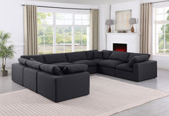Comfy - 8 Piece Linen Modular Sectional