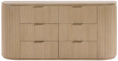 Astrid - Solid Wood And Oak Veneer Dresser