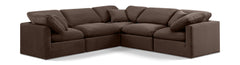Indulge - Velvet 5 Piece Modular Corner Sectional