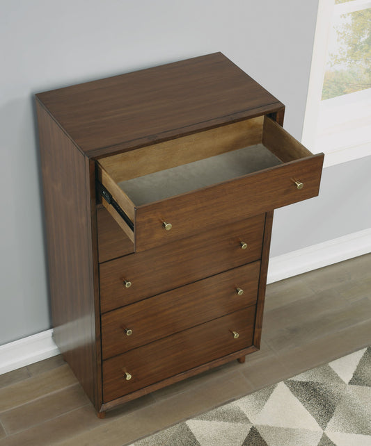 Ludwig - Drawer Chest - Dark Brown