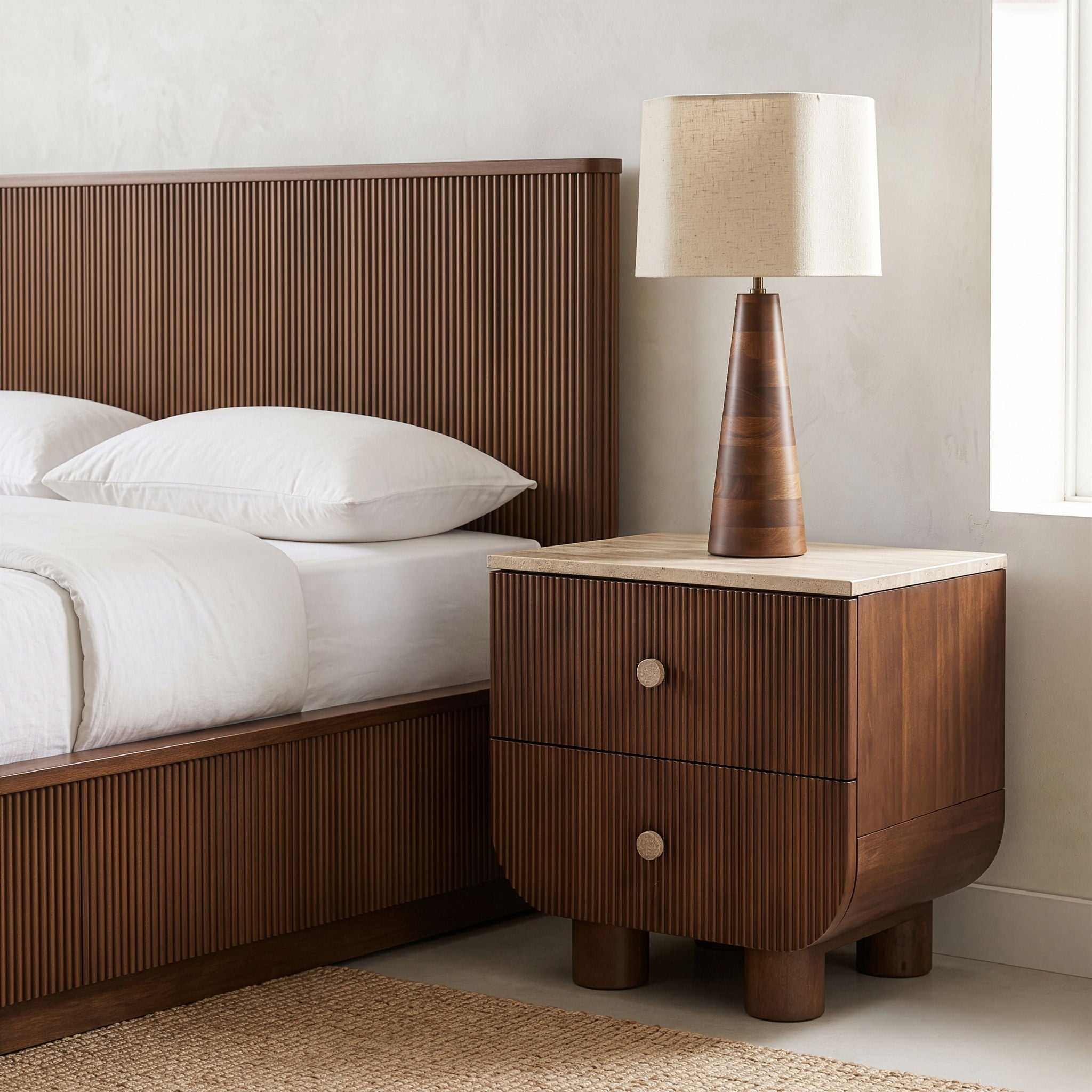 Cressa - Mango Wood Nightstand