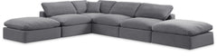 Comfy - 6 Piece Velvet Modular Sectional