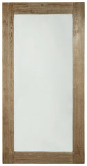 Waltleigh - Floor Mirror - Distressed Brown