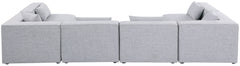 Cube - Linen 6 Piece Modular Armless Sectional