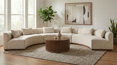 Avanti - Chenille Fabric Upholstered 3 Piece Modular Sectional
