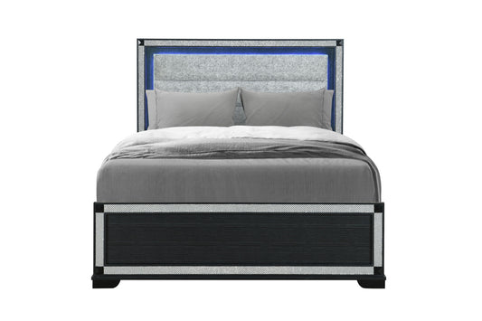 Soleil - Queen Bed - Charcoal