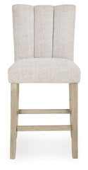Larawyn - Upholstered Barstool (Set of 2) - Bisque