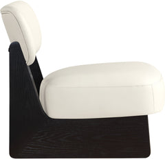 Vetra - Vegan Leather Upholstered Accent Chair With Black Base