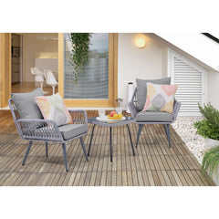 Cannes - 3 Piece Outdoor Patio Conversation Set