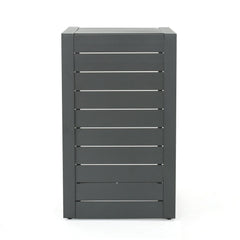 Aluminum Outdoor C - Shaped Side Table For Patio