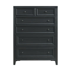 6 Drawer Chest With Knobs And Smooth Slides