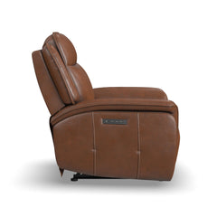 Swift - Power Recliner With Power Headrest & Lumbar - Hazelnut