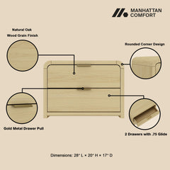 Grace - Nightstand With Modern Minimalist Design