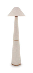 Dellridge - Metal Floor Lamp - Light Beige