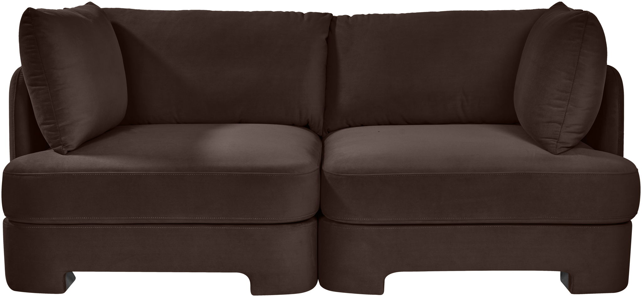 Hammond - Velvet Performance Fabric Upholstered 2 Piece Loveseat
