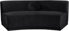 Avra - Velvet Performance Fabric Upholstered Armless Sofa
