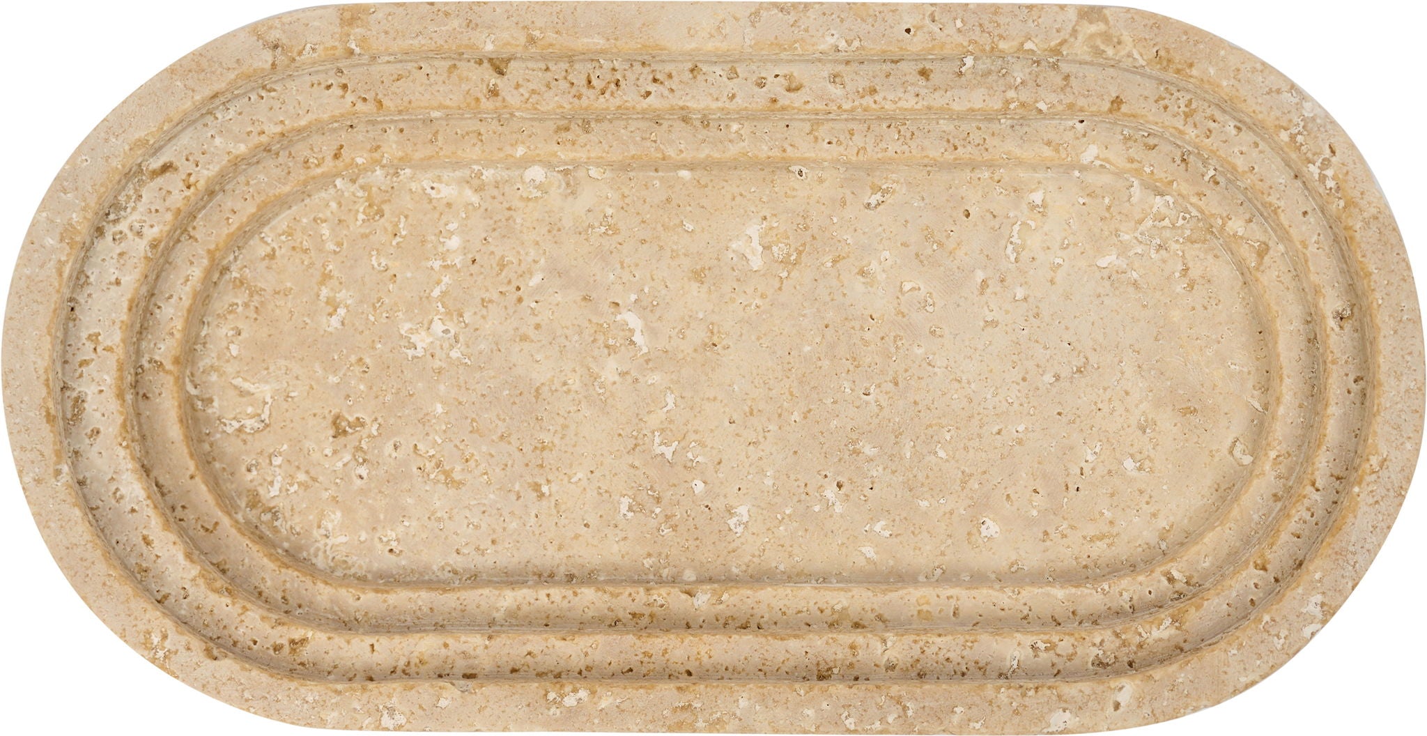 Maximus - Genuine Marble Tray - Travertine