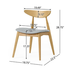 Ergonomic Back Dining Chairs (Set of 2)