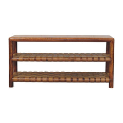 Regency - Woven 2 Slot Shoe Rack - Brown