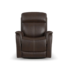 View - Power Swivel Recliner With Power Headrest