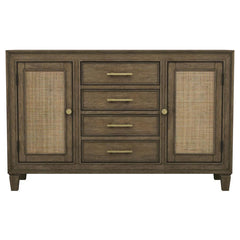 Matisse - 4-Drawer Sideboard Buffet Cabinet - Dark Brown