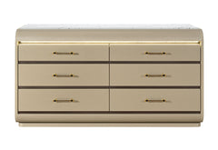 Genesis - Dresser With LED - Gold