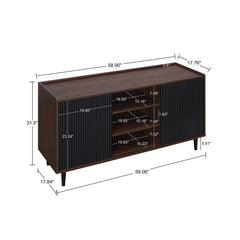 Duane - Fluted Sideboard