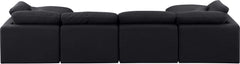 Indulge - Linen 6 Piece Modular Double Chaise Sectional