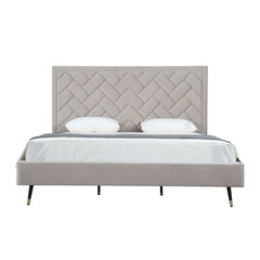 Crosby - Bed With Upholstered Headboard And Slats