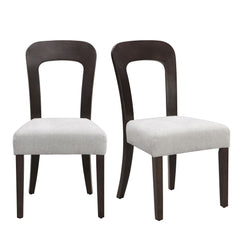 Upholstered Dining Chairs (Set of 2) - Gray