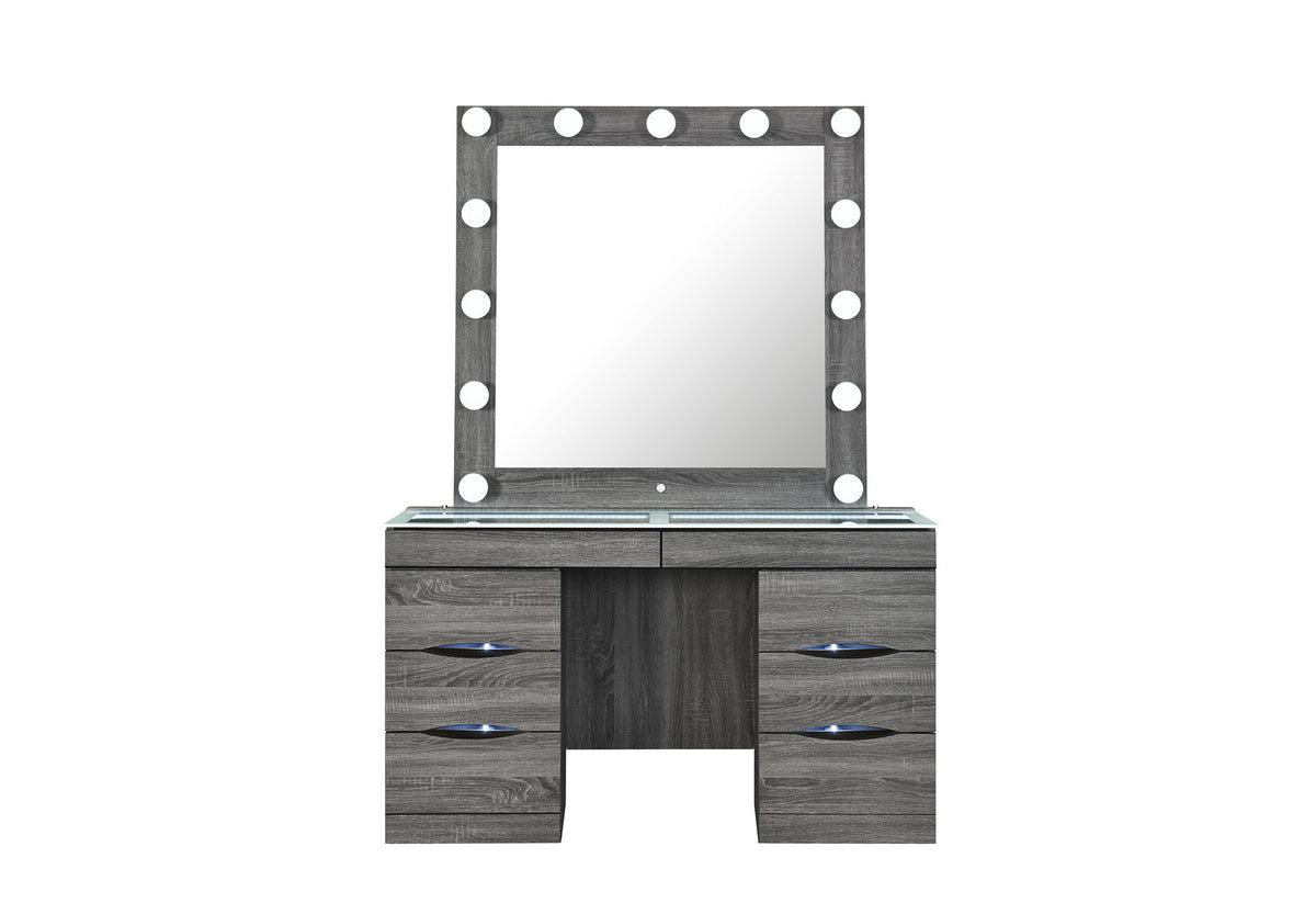 Lexi - Vanity With Speaker - Brown