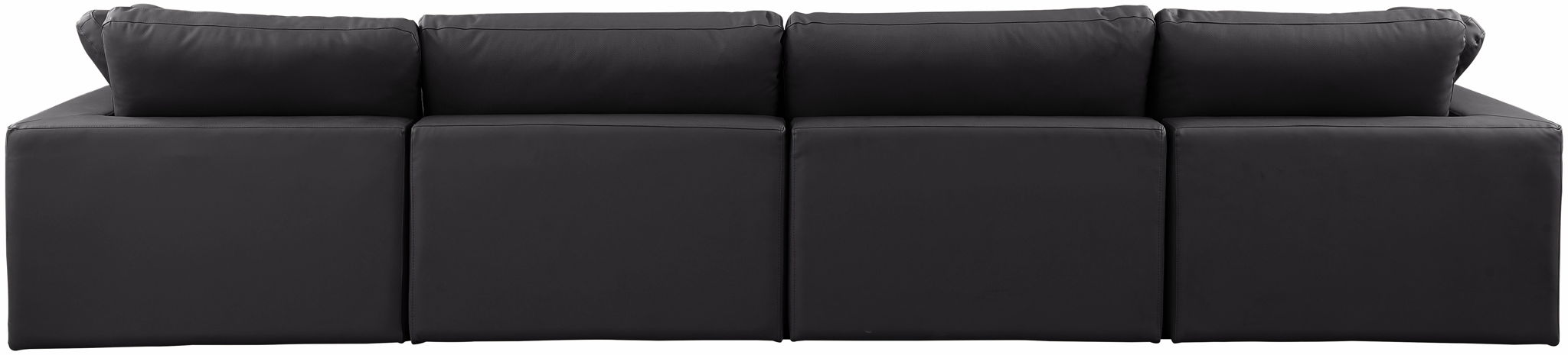 Comfy - Faux Leather Modular Sofa 4 Seats