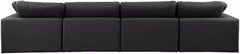 Comfy - Faux Leather Modular Sofa 4 Seats