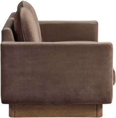 Diviento - Velvet Performance Fabric Upholstered Loveseat