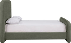Fira - Chenille Fabric Upholstered Bed