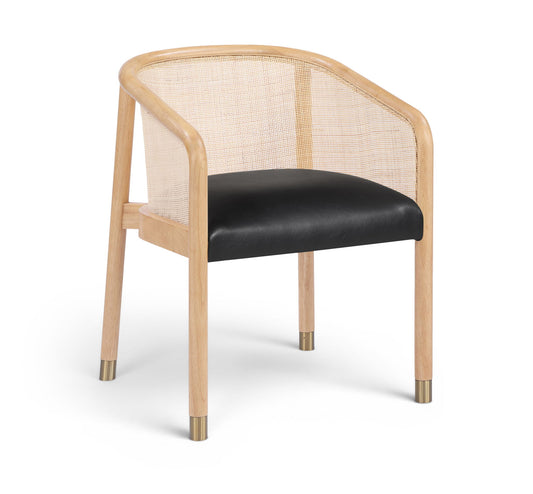 Sylvan - Vegan Leather Dining Chair (Set of 2) - Natural Frame