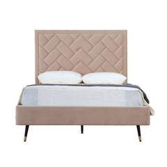 Crosby - Bed With Upholstered Headboard And Slats