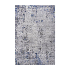 Marfi - 6' X 9' Abstract Area Rug - Silver / Blue
