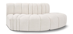 Arc - Boucle Fabric 3 Piece Modular Sofa