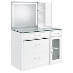 Flora - 2-Drawer Vanity Set With LED Mirror