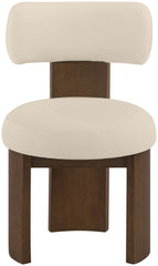 Atelier - Vegan Leather Upholstered Dining Chair (Set of 2) - Painted Brown Frame