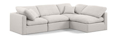 Indulge - Linen 4 Piece Modular Sectional