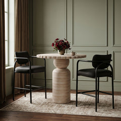 Serava - Vegan Leather Upholstered Bar Stool