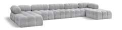 Ames - 7 Piece Fabric Modular U-Shaped Sectional