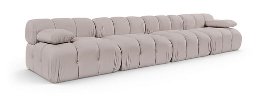 Orin - Velvet 4 Piece Modular Sofa