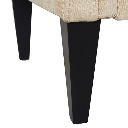 Harrison - Tufted Roll Arm Chaise Lounge