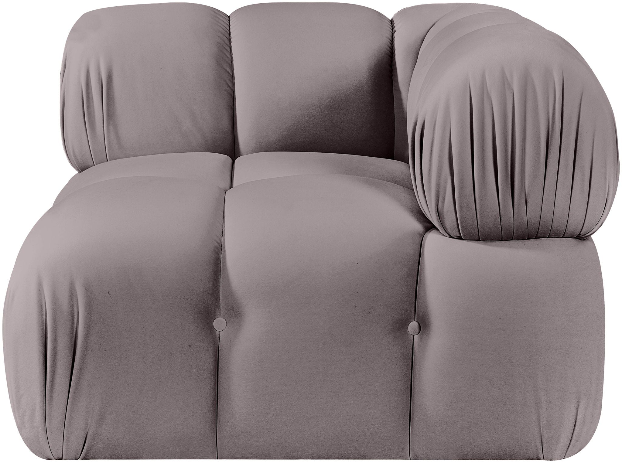 Orin - Velvet Performance Fabric Upholstered Modular Corner Chair