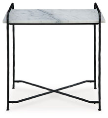 Ashber - Accent Table - White / Black